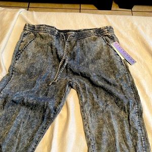 Soft denim jogger medium